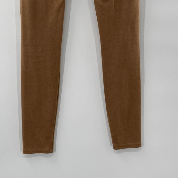 Wilfred Free Daria Tan Vegan Faux-suede Legging Pants Extra Small XS Super Soft - Picture 9 of 10